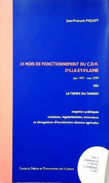 24 mois de fonctionnement du CDH d'Ille-et-Vilaine - Jean-François Piquot