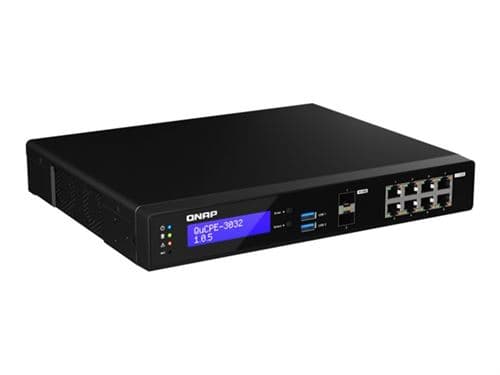 QNAP QuCPE-3032-C3558R-8G - Appareil de virtualisation - 10GbE, 2.5GbE - géré par le Cloud - bureau