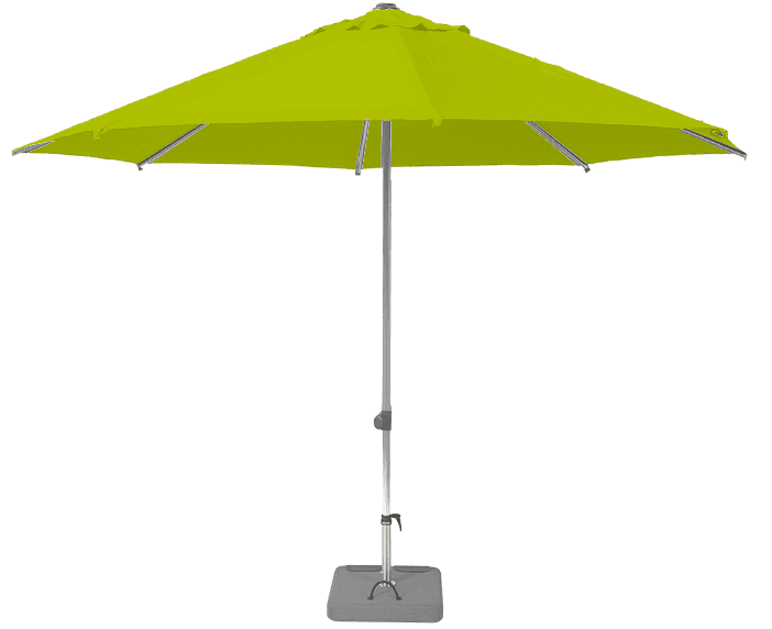 Parasol droit et inclinable Sunpop Rond Ø 270 Polyester Tilleul | La Maison du Parasol