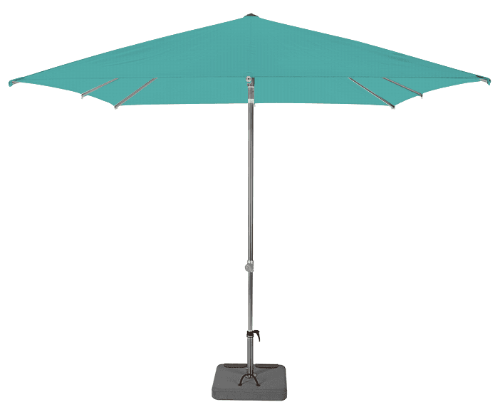 Parasol droit et inclinable Sunpop Carré 200x200 Acrylique sunbrella premium Aruba | La Maison du Parasol
