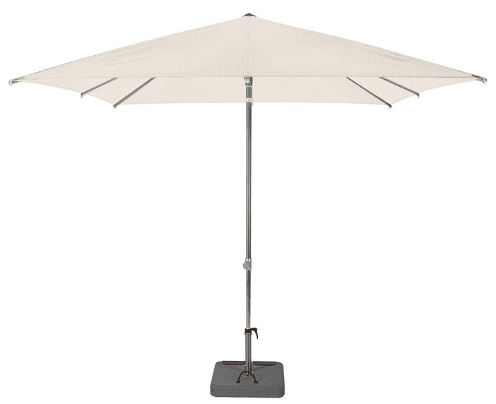 Parasol droit et inclinable Sunpop Carré 200x200 Acrylique sunbrella premium Natural | La Maison du Parasol