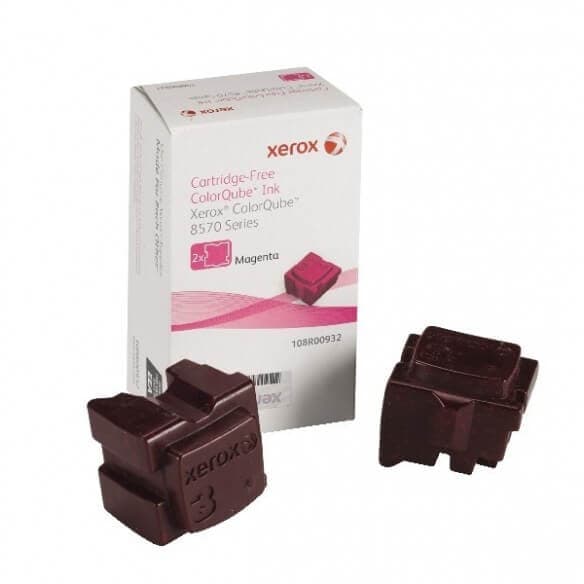 Xerox Encre solide ColorQube 8570/8580, Magenta (2 bâtonnets 4400 pages) d'origine - 108R00932