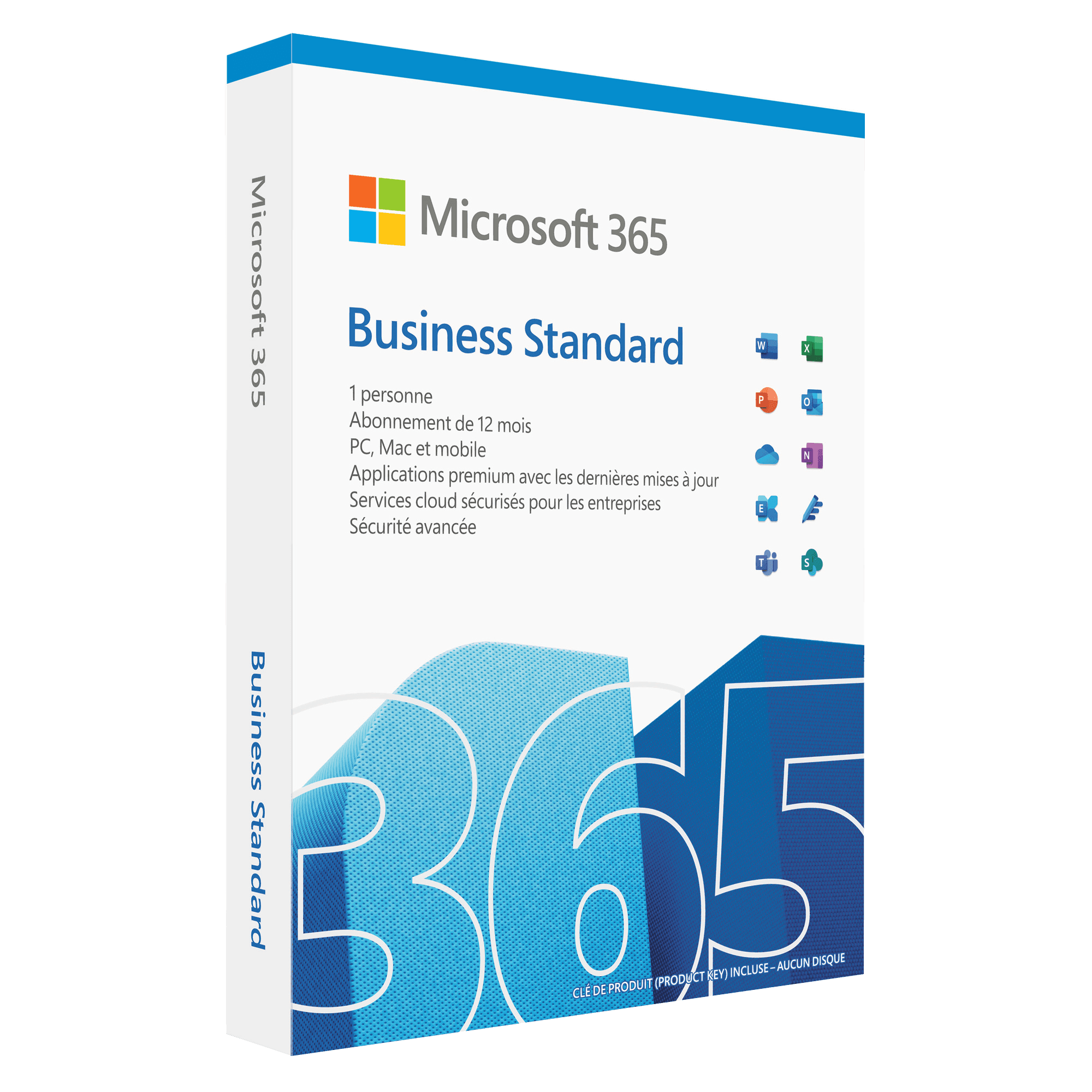 Microsoft 365 Business Standard 2026 | 5 PC ou MAC + 5 Mobiles + 5 Tablettes | 1 An | Téléchargement